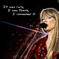 Image 4 of Red | The Eras Tour Song Lyrics Painting