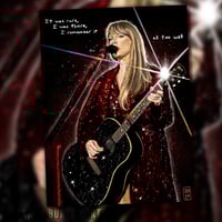 Image 6 of Red | The Eras Tour Song Lyrics Painting