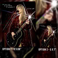 Image 7 of Red | The Eras Tour Song Lyrics Painting