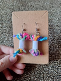 Image 9 of Mini Yarn Skein Earrings
