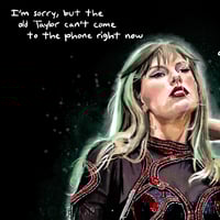 Image 4 of Reputation | The Eras Tour Song Lyrics Painting