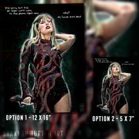 Image 7 of Reputation | The Eras Tour Song Lyrics Painting