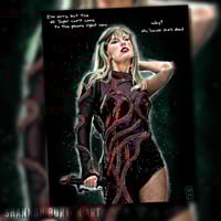 Image 6 of Reputation | The Eras Tour Song Lyrics Painting