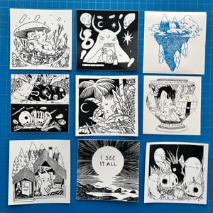 Image of Large Square Stickers