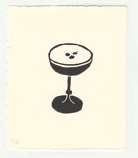 Espresso Martini by Marcos Crane - Linoprint