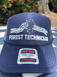 Image 3 of FOREST TECH - NAVY Trucker