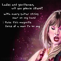 Image 4 of Lover | The Eras Tour Song Lyrics Painting