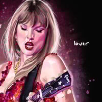 Image 2 of Lover | The Eras Tour Song Lyrics Painting