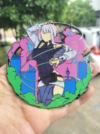 Image 2 of Lucy & Rebecca 3.5" Hard Enamel Pins **PREORDER OPEN**
