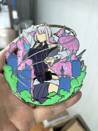 Image 6 of Lucy & Rebecca 3.5" Hard Enamel Pins **PREORDER OPEN**