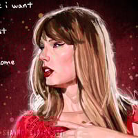 Image 2 of Folklore | The Eras Tour Song Lyrics Painting