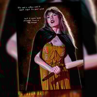 Image 5 of Evermore | The Eras Tour Song Lyrics Painting