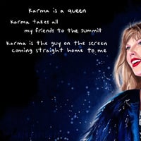 Image 5 of Midnights | The Eras Tour Song Lyrics Painting