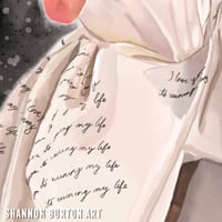 Image 3 of The Tortured Poets Department | The Eras Tour Song Lyrics Painting