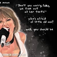 Image 5 of The Tortured Poets Department | The Eras Tour Song Lyrics Painting