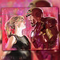 Image 4 of Proof that Tony Stark Has a Heart | Iron Man Painting