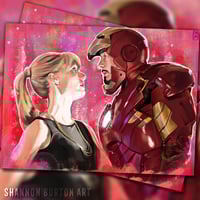 Image 1 of Proof that Tony Stark Has a Heart | Iron Man Painting