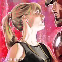 Image 2 of Proof that Tony Stark Has a Heart | Iron Man Painting
