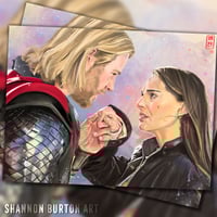 Image 1 of Thor & Jane | Thor Odinson Jane Foster Painting