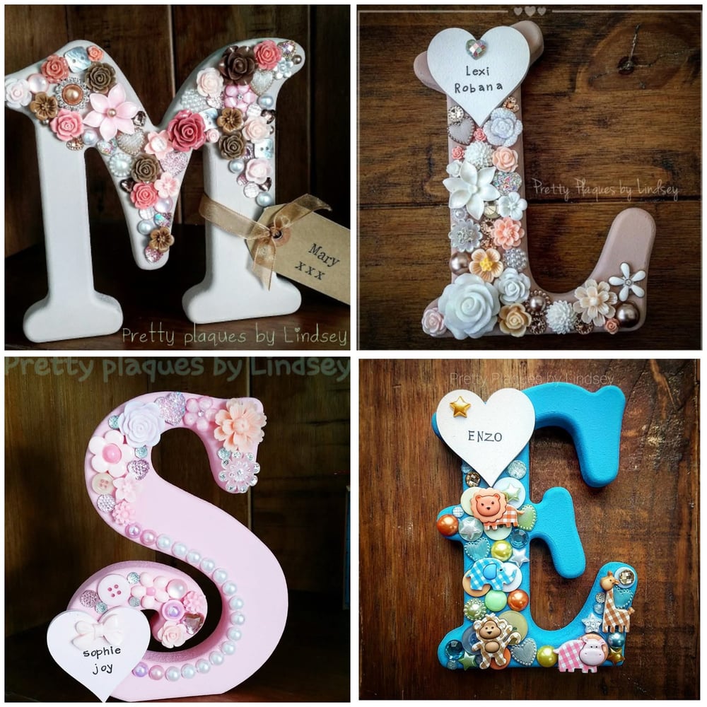 Image of Freestanding 15cm mdf letter in any colour