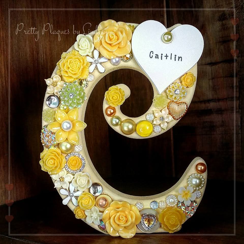 Image of Freestanding 15cm mdf letter in any colour