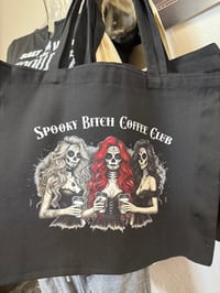 Image 1 of Spooky Bitch Coffee Cub Tote