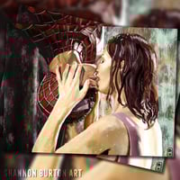 Image 1 of Upside Down Kiss | Peter Parker MJ Tobey Maguire Spider-Man Painting
