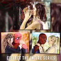 Image 6 of Upside Down Kiss | Peter Parker MJ Tobey Maguire Spider-Man Painting
