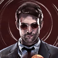 Image 2 of Man Without Fear | Daredevil Painting