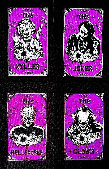 Image of *SETS* PURPLE GLOW TAROT PATCH  (4, 8, 12)
