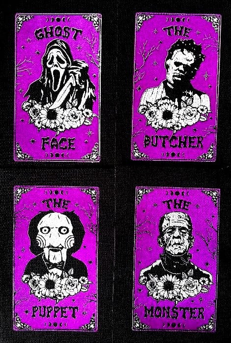 Image of *SETS* PURPLE GLOW TAROT PATCH (4, 8, 12)