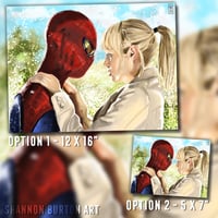 Image 5 of Peter Parker & Gwen Stacy | The Amazing Spider-Man Andrew Garfield Painting