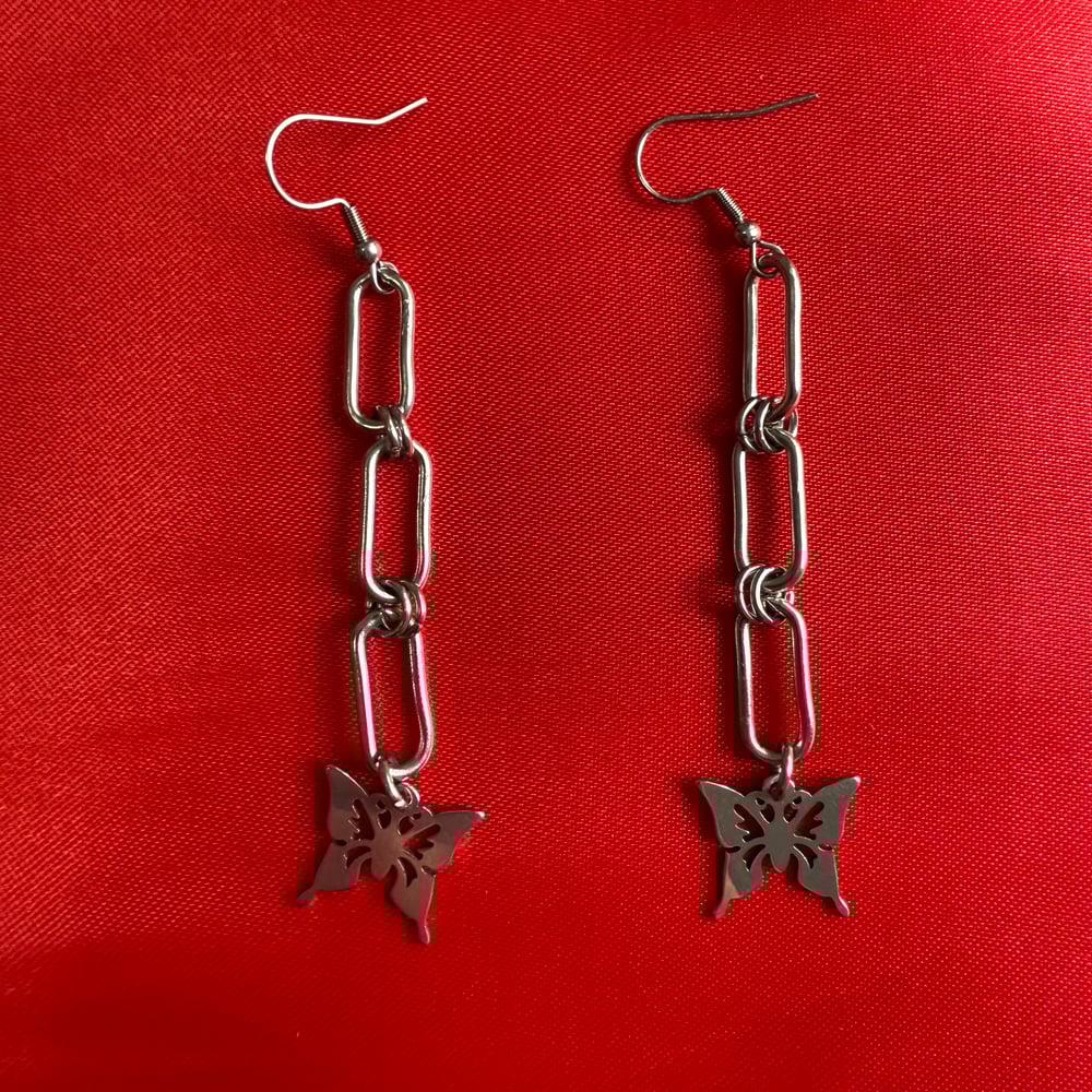 Image of butterfly earrings 