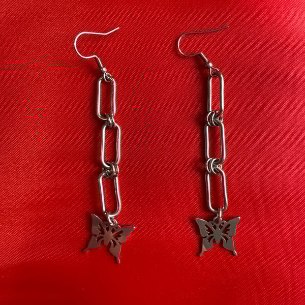 Image of butterfly earrings 
