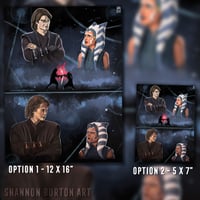 Image 5 of Snips & SkyGuy | Ahsoka Tano Anakin Skywalker Painting