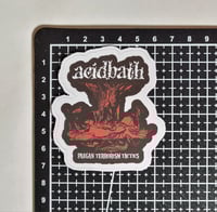 Image 2 of Acid Bath Paegan Terrorism Tactics Matte Vinyl Sticker