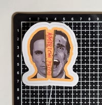 Image 2 of American Psycho Patrick Bateman Matte Vinyl Sticker