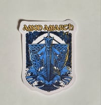 Image 1 of Amon Amarth Viking Ship Matte Vinyl Sticker
