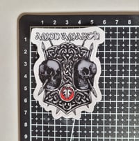 Image 2 of Amon Amarth Skulls Matte Vinyl Sticker