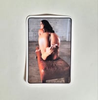 Image 1 of Gorgeous Booty On A Bench Matte Vinyl Sticker