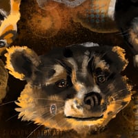 Image 2 of Rocket, Lylla, Teefs, & Floor | Guardians of the Galaxy Vol. 3 Painting