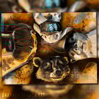 Image 6 of Rocket, Lylla, Teefs, & Floor | Guardians of the Galaxy Vol. 3 Painting