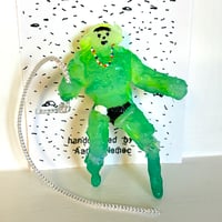 Image 3 of Gravel Man Green with Rope (white pouch)