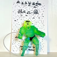 Image 1 of Gravel Man Green with Rope (blue pouch)
