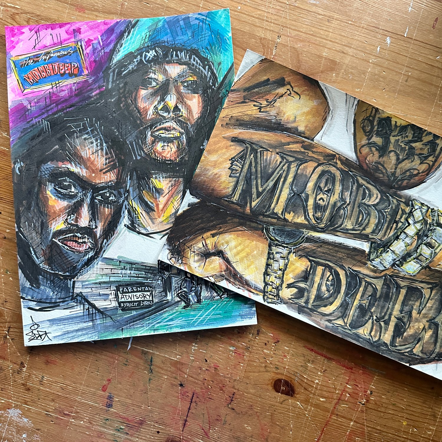 IMD ORIGINAL ILLUSTRATIONS (8x11 x2)
