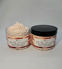 Image 3 of Peach Honeysuckle whipped body butter (8 oz)