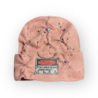 Image 1 of KV BEANIE ( Silver chain ) Pink