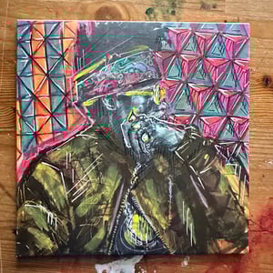 THA GOD FAHIM 7" HAND EMBELLISHED COVER. 1 of 2 WORLDWIDE
