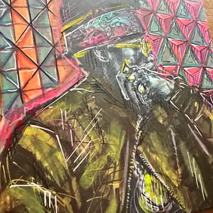 THA GOD FAHIM 7" HAND EMBELLISHED COVER. 1 of 2 WORLDWIDE