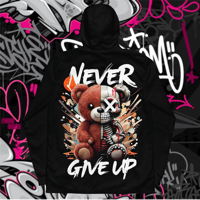 Image 1 of Men’s windbreaker - Locally Hated Merch - Never Give Up